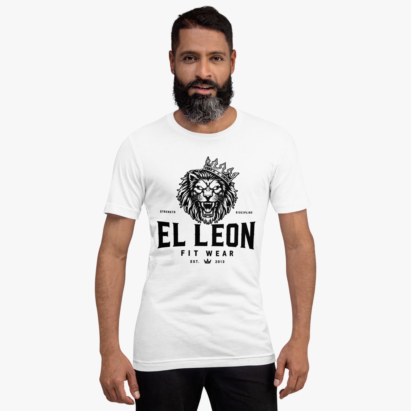 El León Tee — White & Black