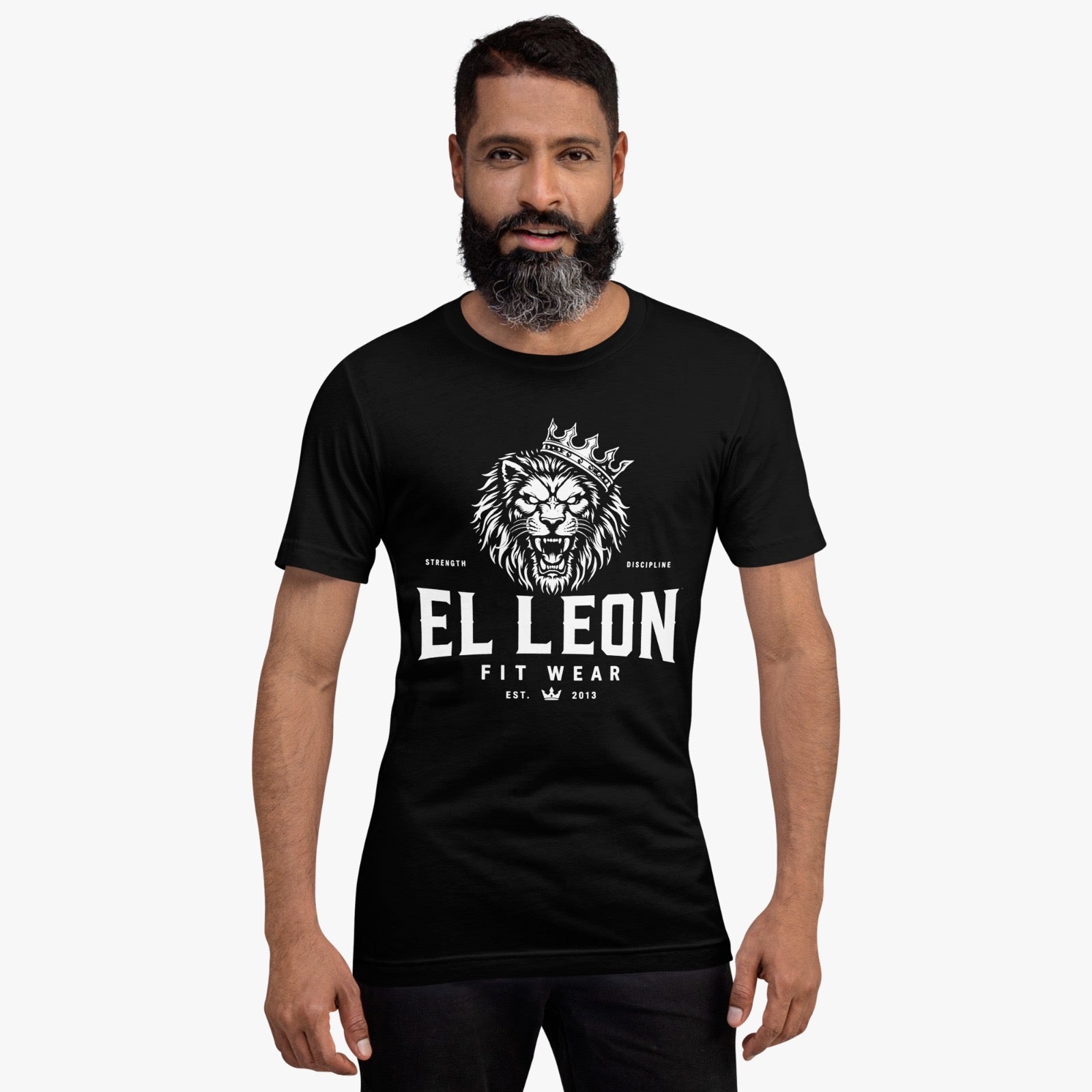 El León Tee — Black & White
