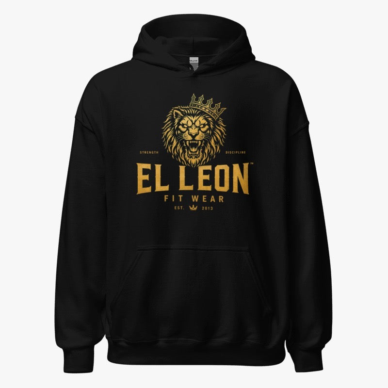 El León Hoodie — Black & Gold