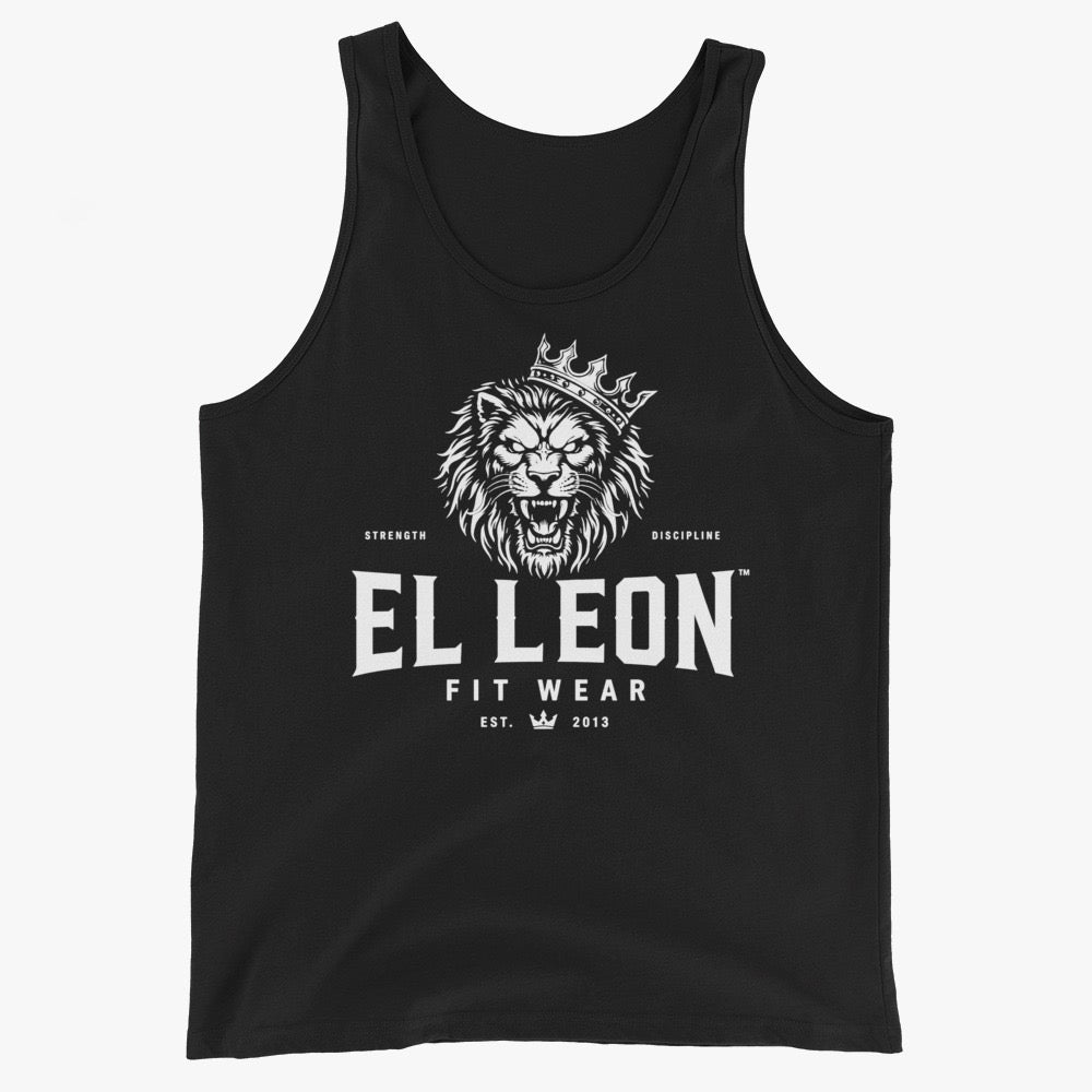 El León Tank Top — Black & White