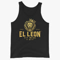 El León Tank Top — Black & Gold