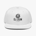 El León Snapback — White & Black