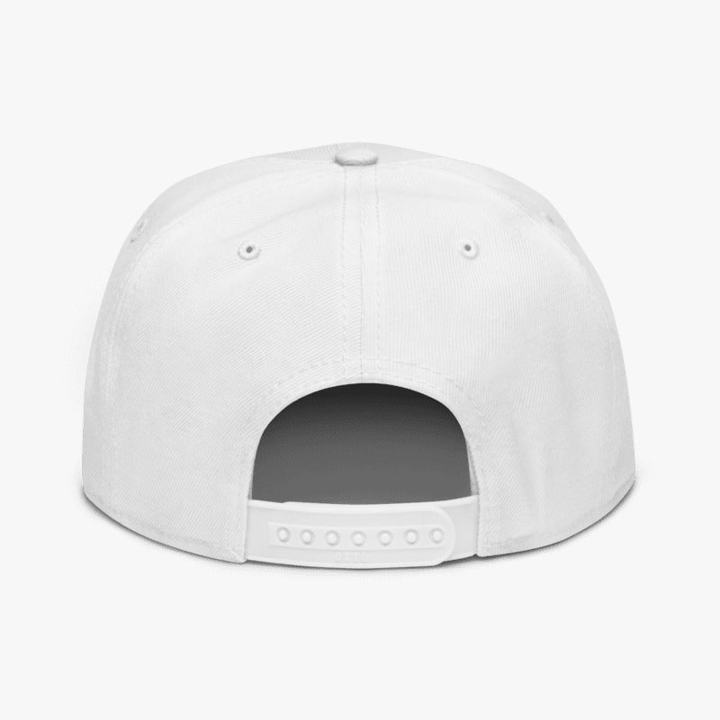 El León Snapback — White & Black