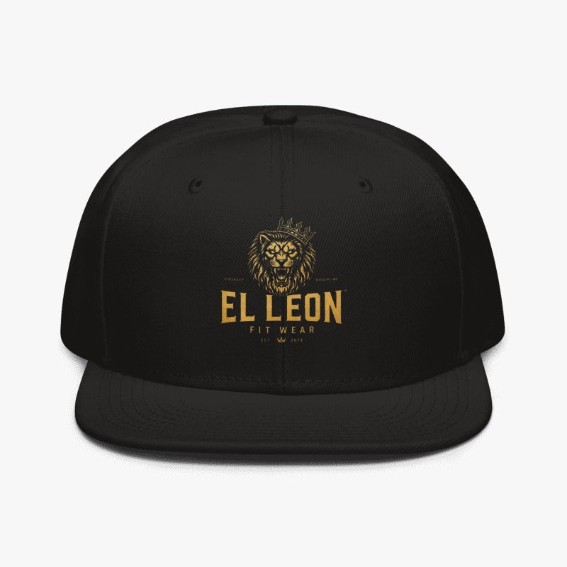 El León Snapback — Black & Gold