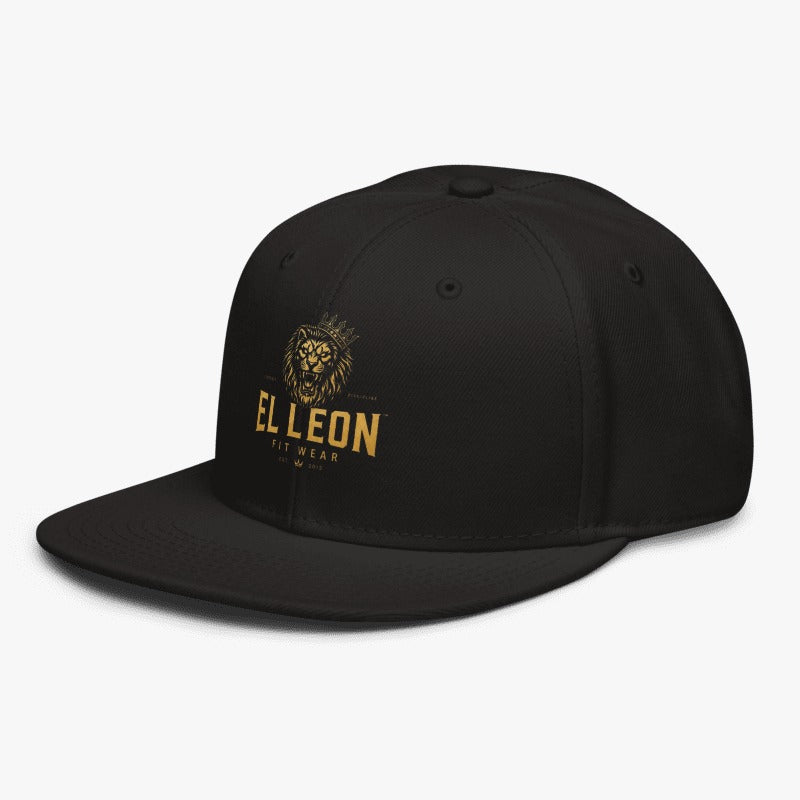 El León Snapback — Black & Gold