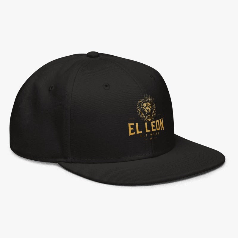 El León Snapback — Black & Gold