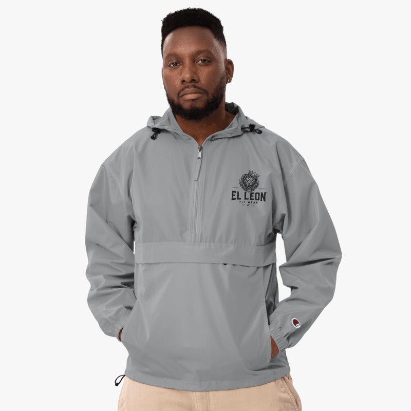 El León Champion Jacket — Light Grey