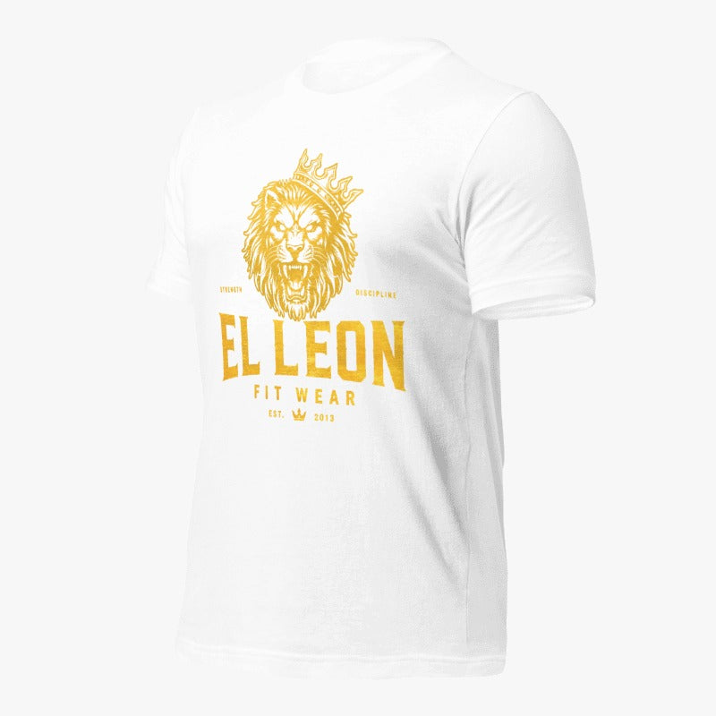 El León Tee — White & Gold