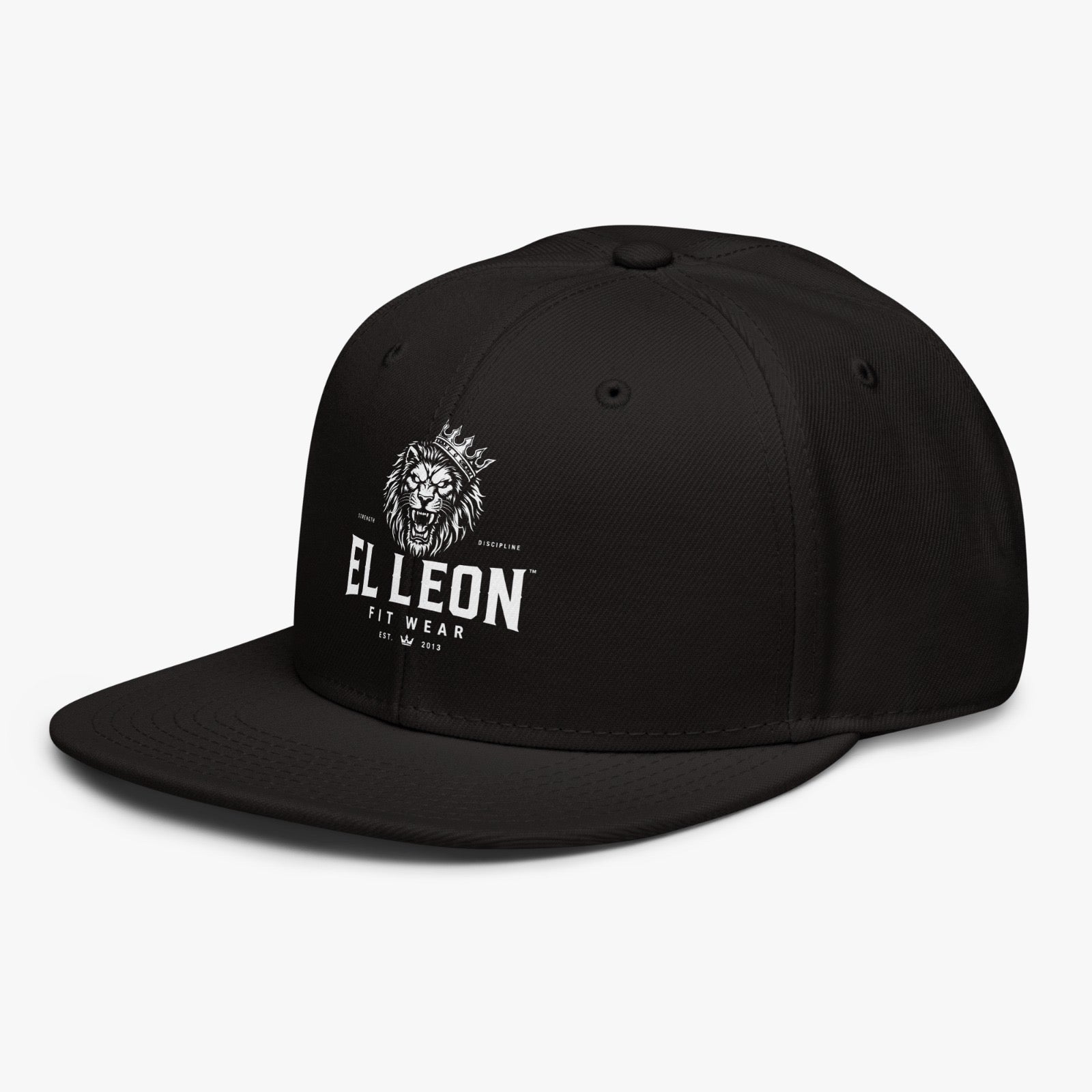 El León Snapback — Black & White